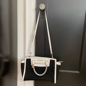 Black and White Michael Kors Bag